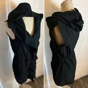 NWT BCBGMaxAzria Reagan Hooded Ruffle Dress